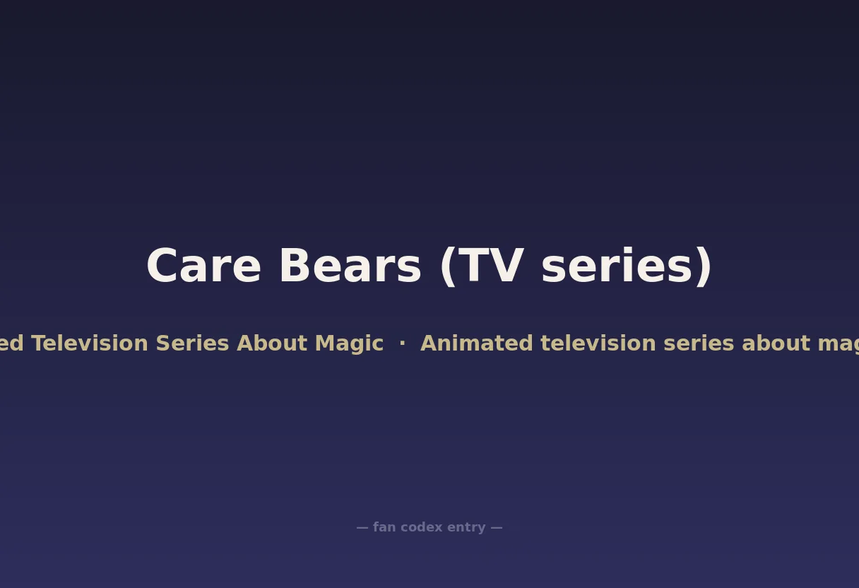 Care Bears (TV series)