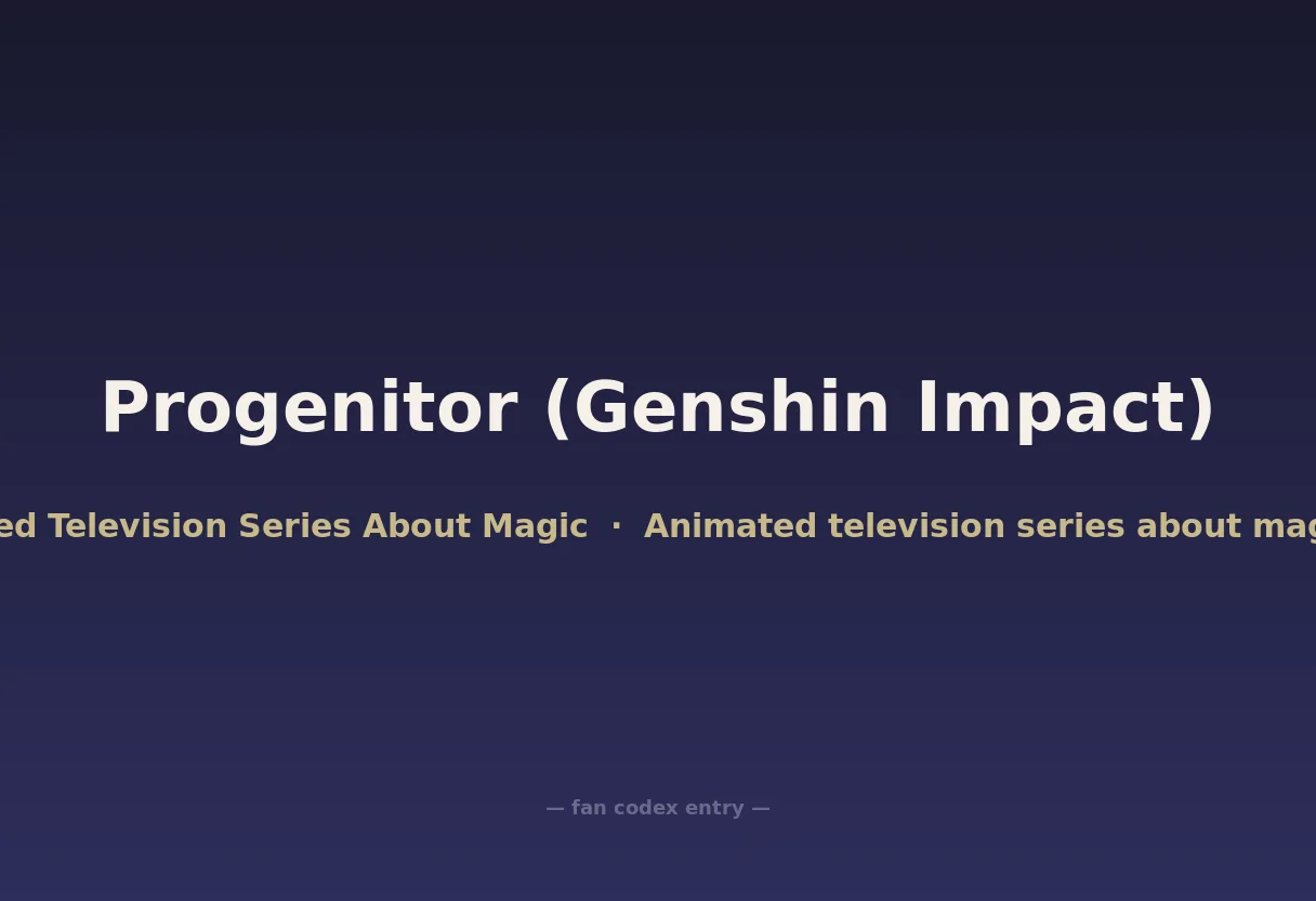 Progenitor (Genshin Impact)