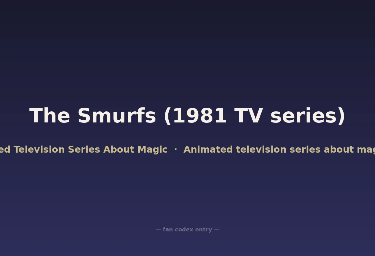 The Smurfs (1981 TV series)